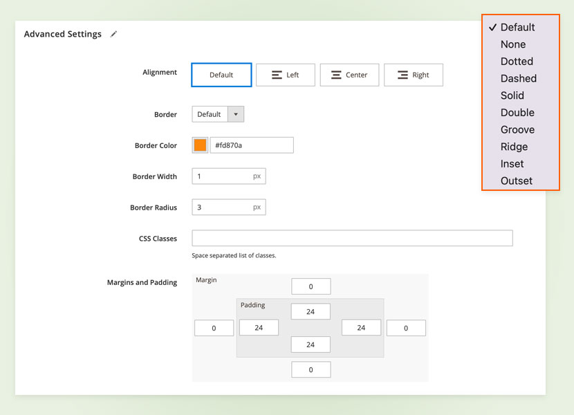 Magento uber extra website Configurations