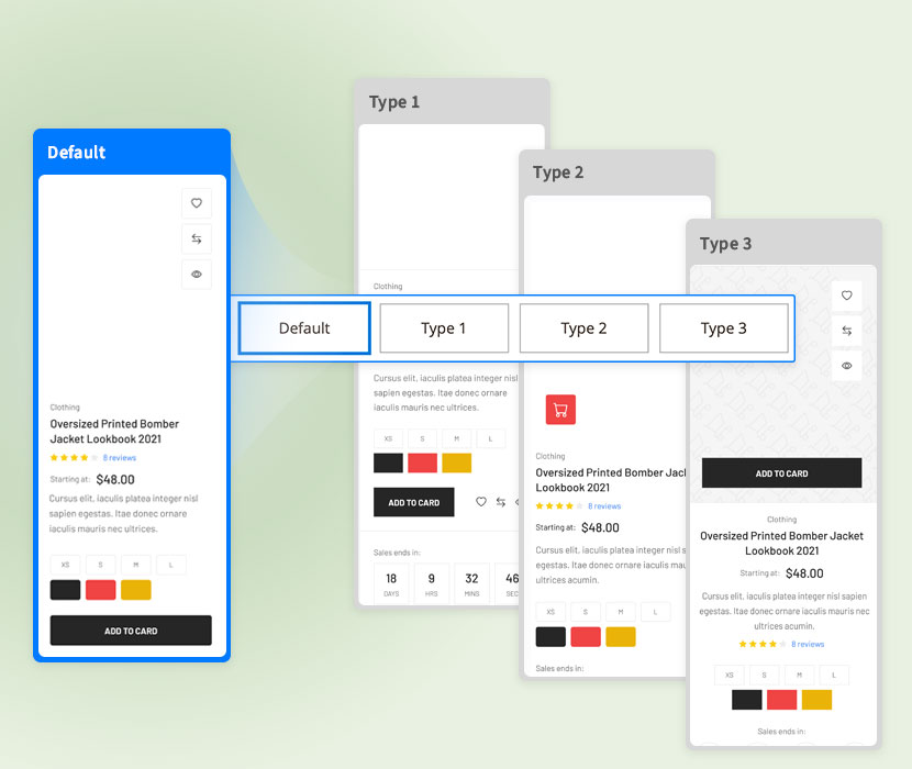 product style options