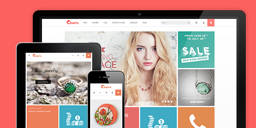 Crafts - elegant Magento theme for artistic e-stores