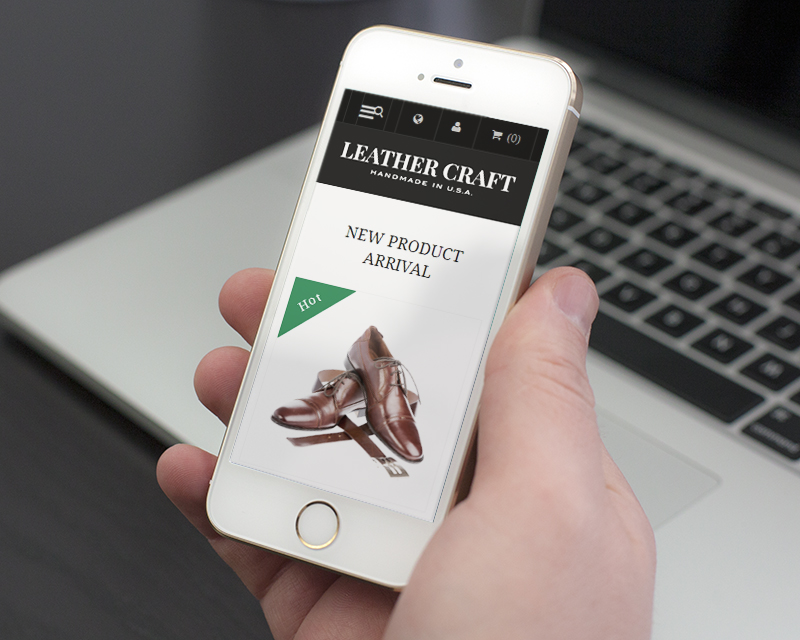 Magento Theme Leathercraft – iPhone