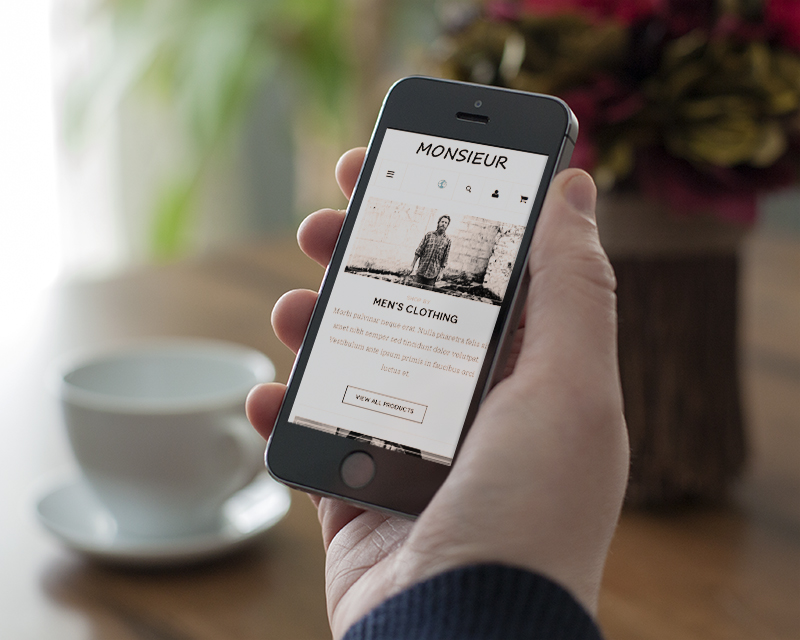 Magento Theme Monsieur – iPhone