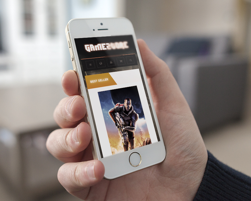 Magento Theme Gamestore – iPhone