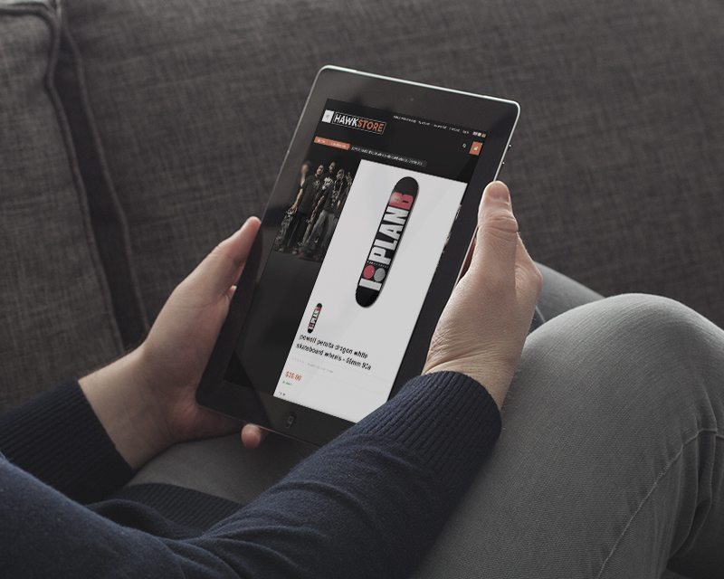 Magento Theme Hawkstore – iPad