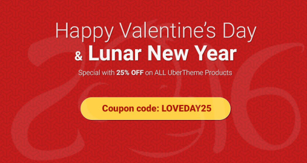 Valentine Day Special With Ubertheme