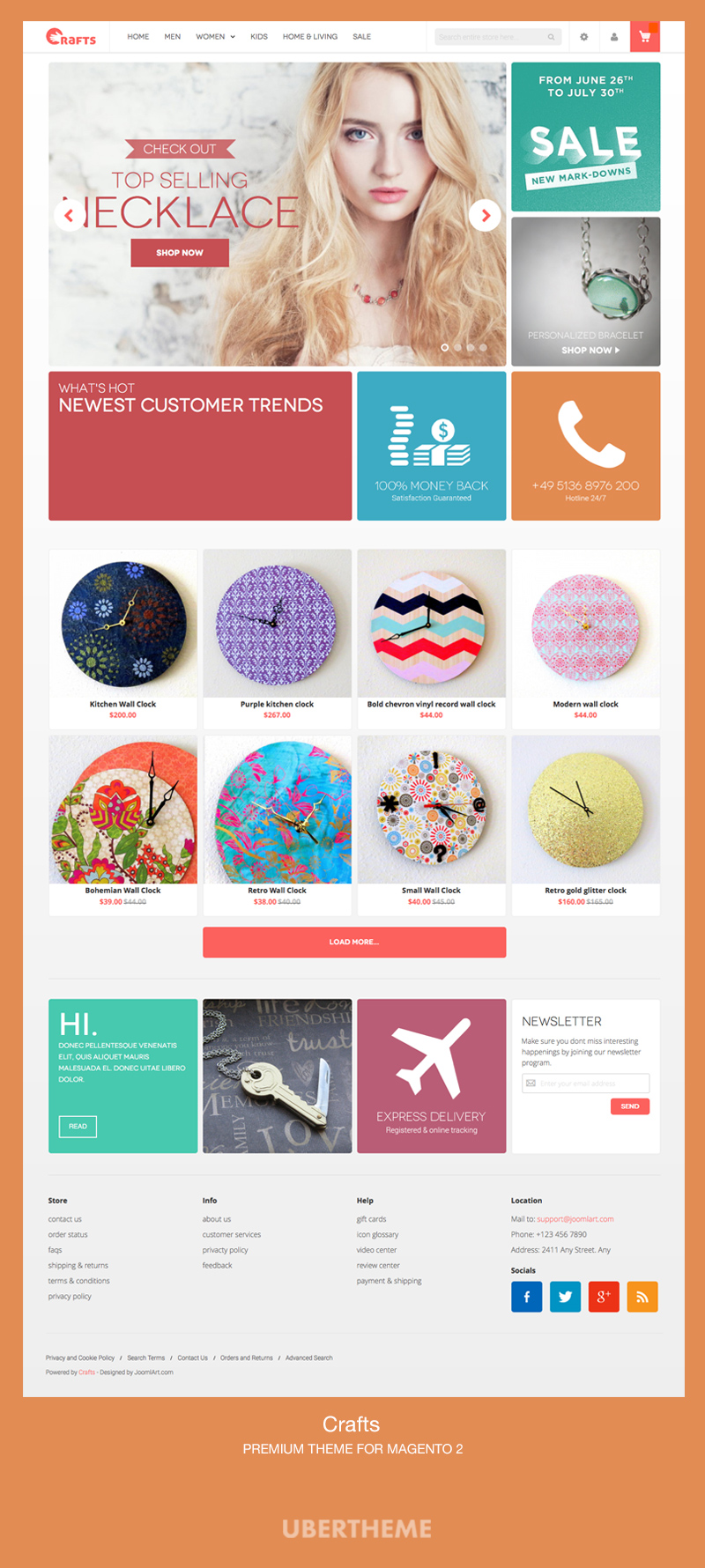 Crafts Homepage - Premium Magento 2 Theme