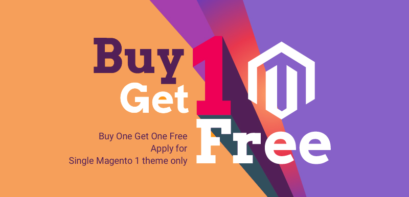 Get 2 Magento themes with a price of 1