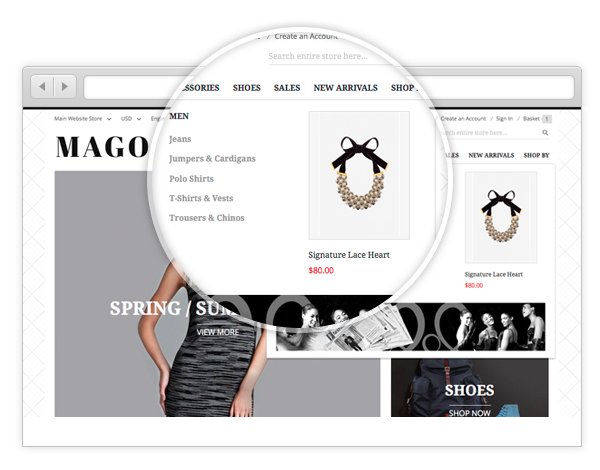 Magento 2 theme - UB Mago preview