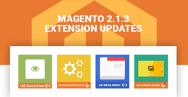 Magento 2.1.3 Updates