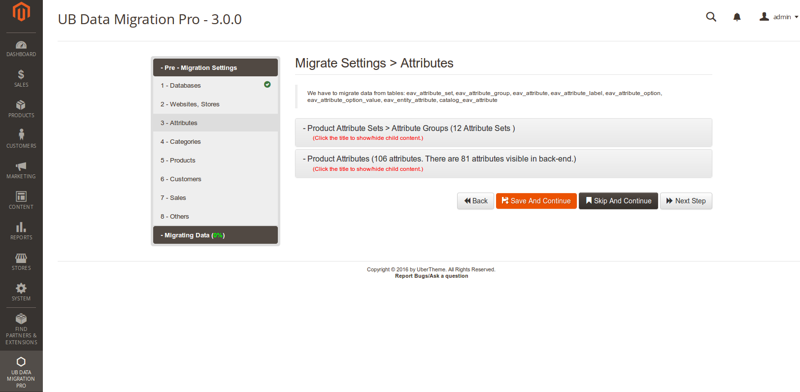 Step 3 - Migrate Attribute