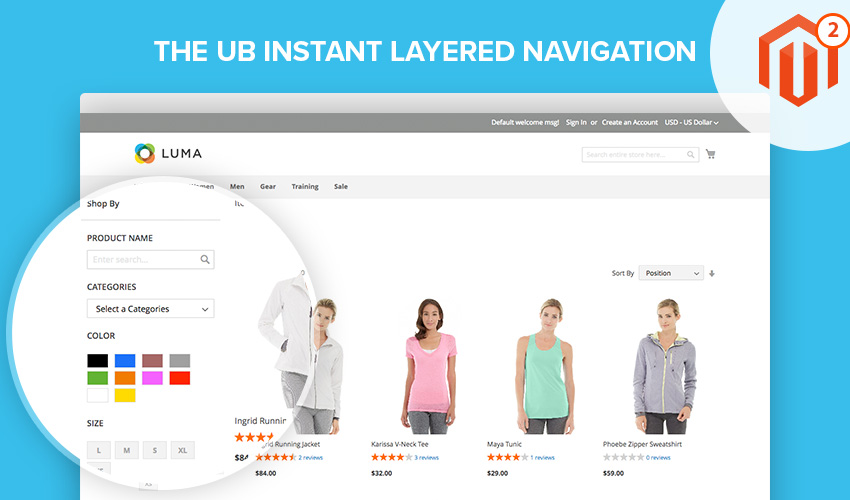 UB Instant Layered Navigation for Magento 2