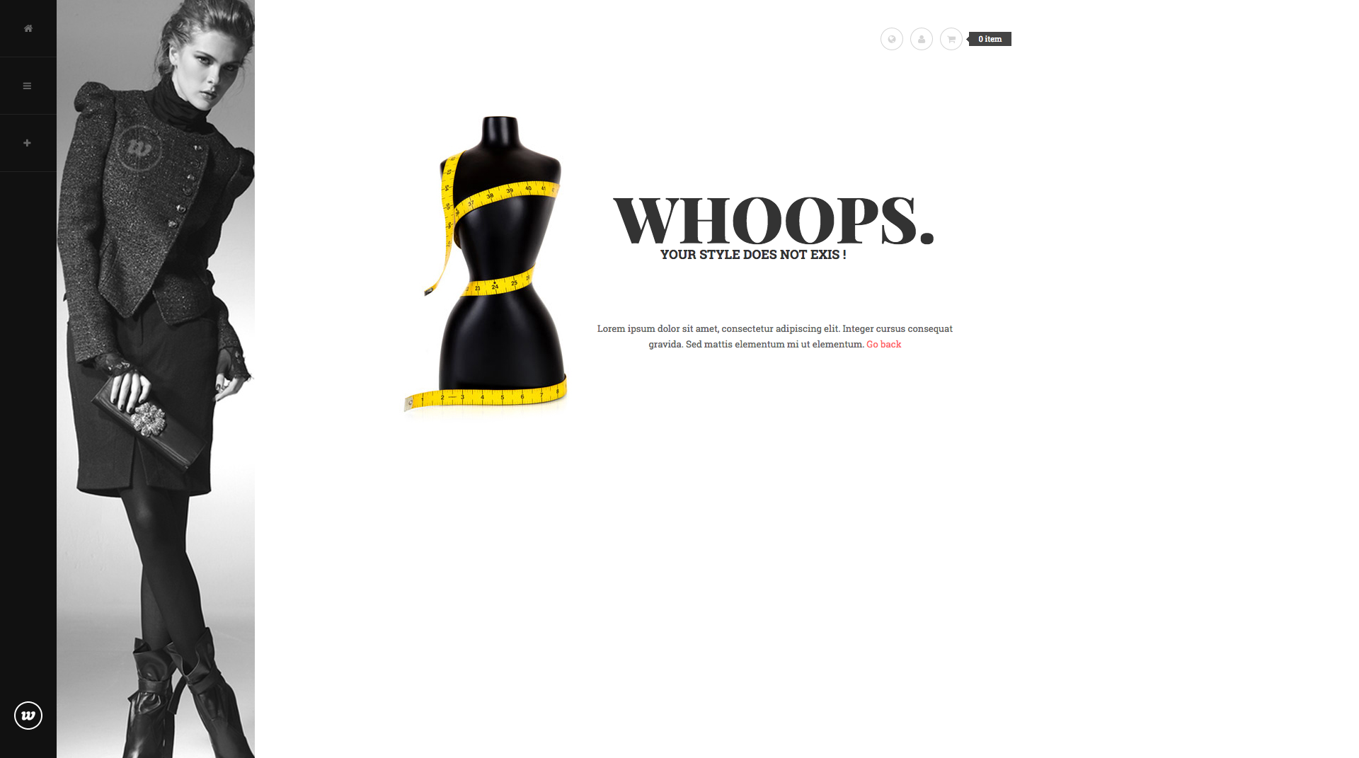 404 Page - Classy Magento Theme