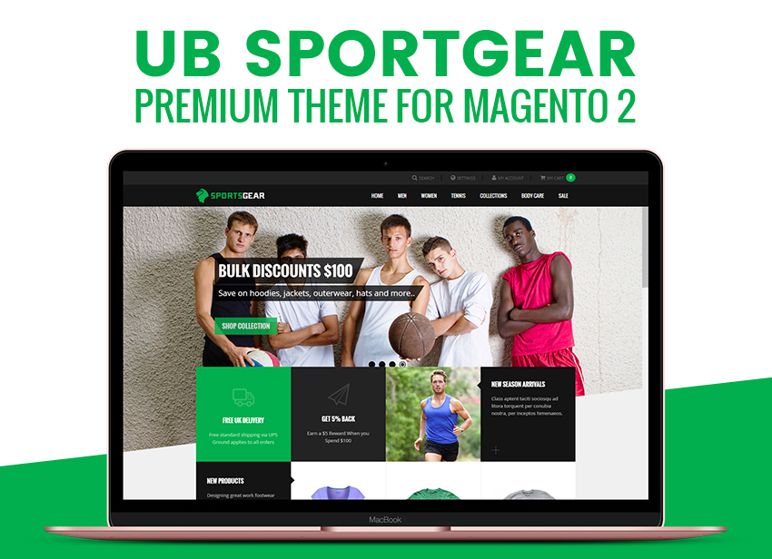 Magento 2 theme - UB SportsGear