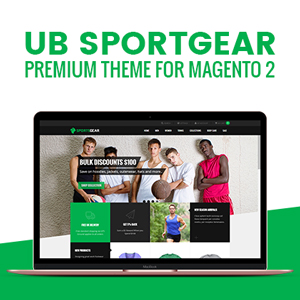 UB SportsGear theme for Magento 2