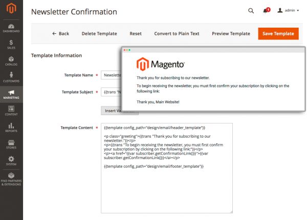 Magento 2 Email Templates