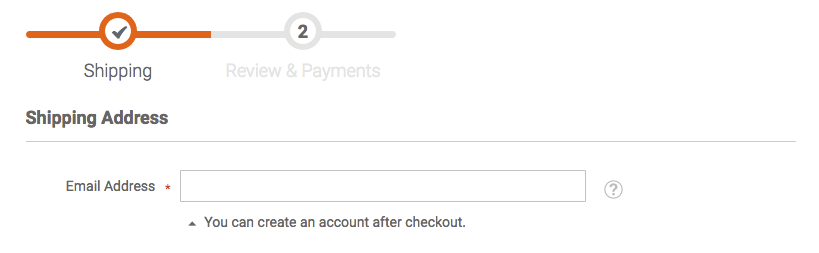 Magento 2 Guest Checkout