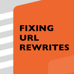 Fixing URL Rewrites issue