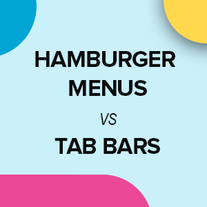 Magento PWA Menu: Hamburger vs Tab Bars