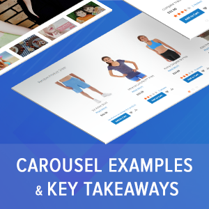 Carousel examples and takeaways