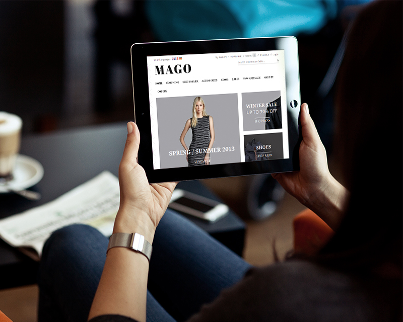 Magento Theme Mago – iPad