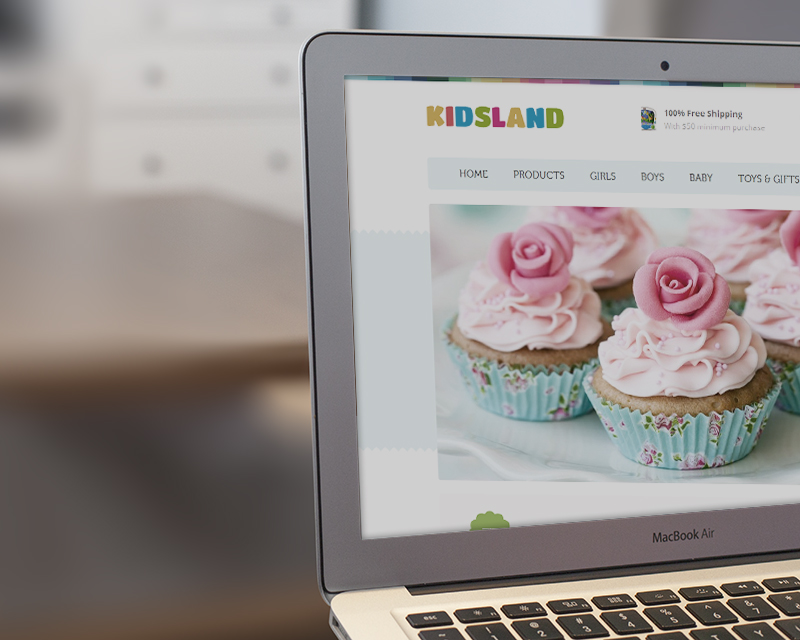 Magento Theme Kidsland