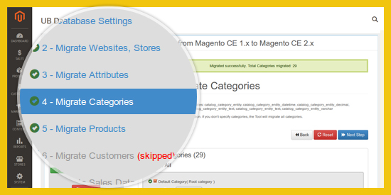 Magento Data Migration Tool - Configure