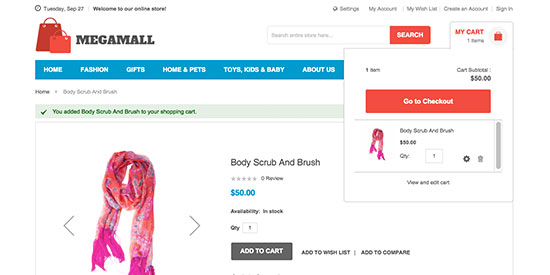Responsive Magento theme Megamall feature Responsive Magento theme Megamall feature