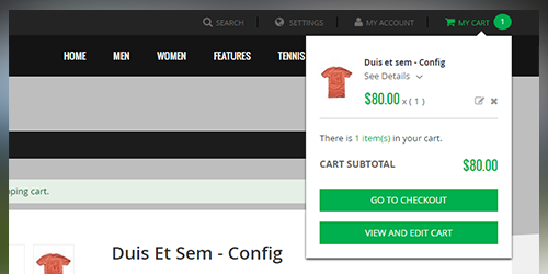 Responsive Magento theme UB SportsGear feature Responsive Magento theme UB SportsGear feature