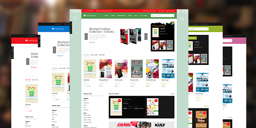 Responsive Magento theme UB Bookshop feature