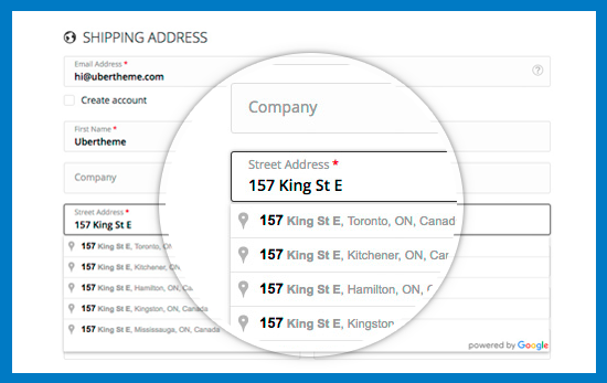 Magento 2 One Step Checkout - Auto Address Suggestion